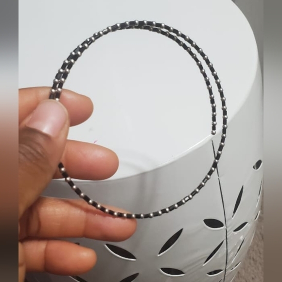 Choker Cord Necklace Haematite Beads. 🌴 - Picture 5 of 8